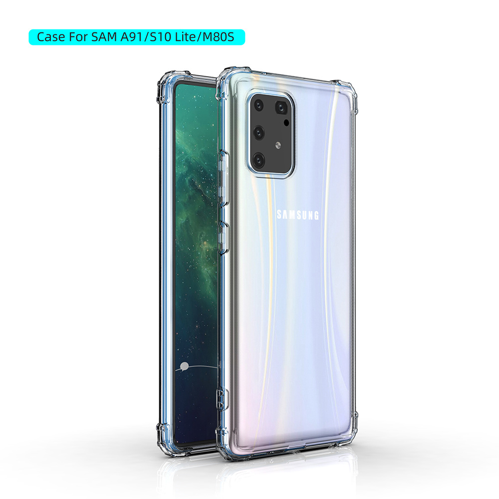 Custodia in TPU trasparente antiurto per Samsung Galaxy S10 Lite