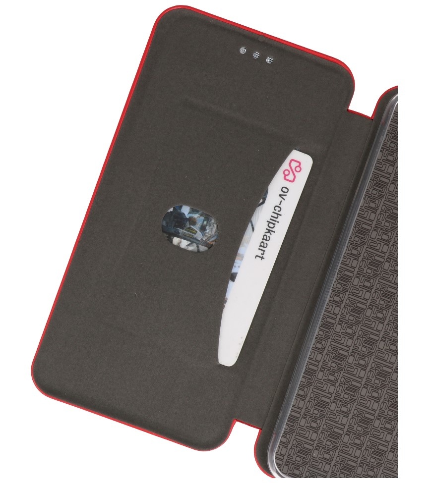 Slim Folio Case voor Samsung Galaxy M11 Rood
