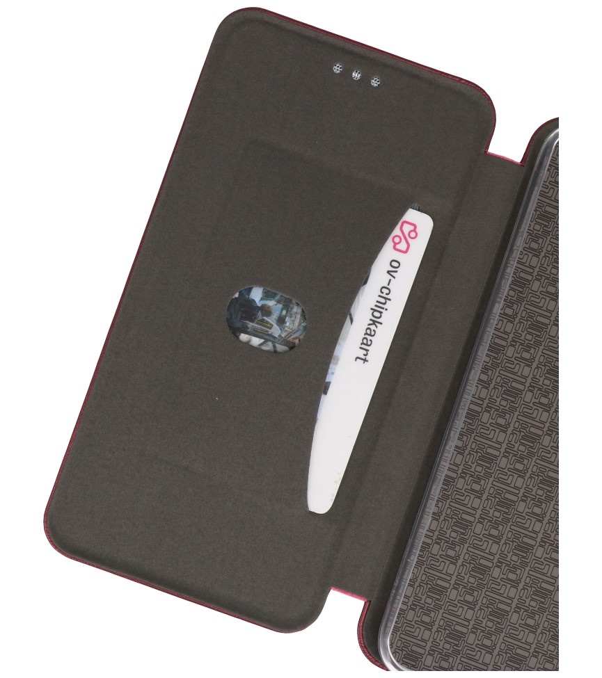 Slim Folio Cover til Huawei P40 Bordeaux Rød