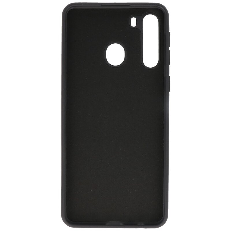Custodia in TPU colore moda per Samsung Galaxy A21 nera