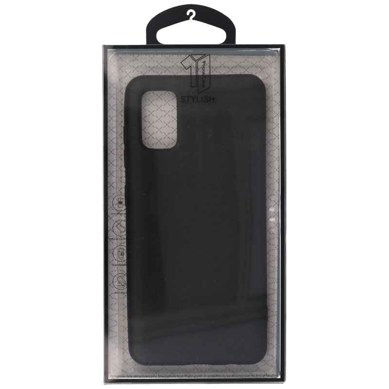 Coque en TPU Fashion Color Samsung Galaxy A21 Noir