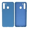 Carcasa Fashion Color TPU Samsung Galaxy A21 Azul Marino