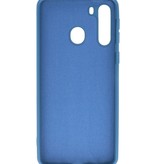 2.0mm Dikke Fashion Color TPU Hoesje Samsung Galaxy A21 Navy