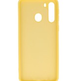 Coque en TPU Fashion Color Samsung Galaxy A21 Jaune