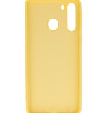 Mode Farbe TPU Fall Samsung Galaxy A21 Gelb
