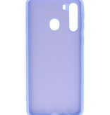 Coque en TPU Fashion Color Samsung Galaxy A21 Violet