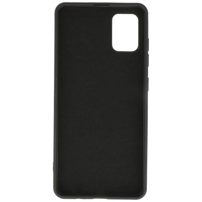 Custodia in TPU color moda per Samsung Galaxy A31 nera