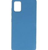 Coque en TPU Fashion Color Samsung Galaxy A31 Bleu Marine