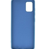2.0mm Dikke Fashion Color TPU Hoesje Samsung Galaxy A31 Navy
