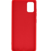 Fashion Color TPU Case Samsung Galaxy A31 Red