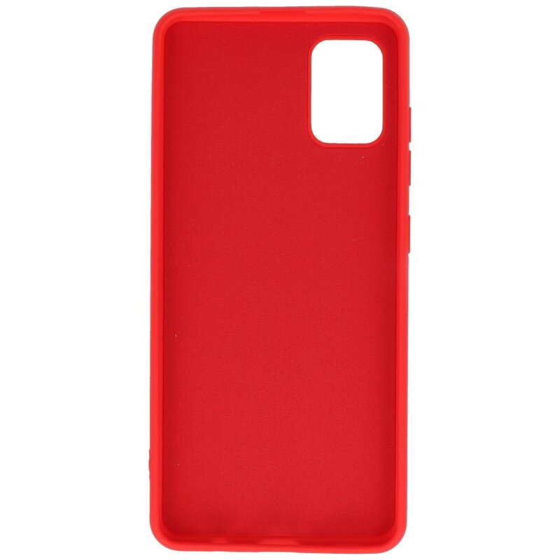 Custodia in TPU color fashion per Samsung Galaxy A31 rossa