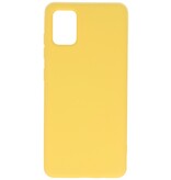 Custodia in TPU colore moda per Samsung Galaxy A31 gialla