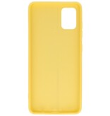 Custodia in TPU colore moda per Samsung Galaxy A31 gialla