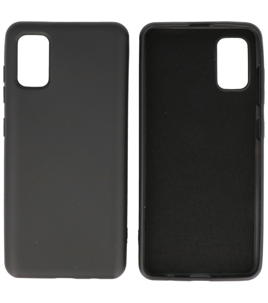 Carcasa de TPU en color de moda Samsung Galaxy A41 Negro