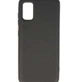 Carcasa de TPU en color de moda Samsung Galaxy A41 Negro