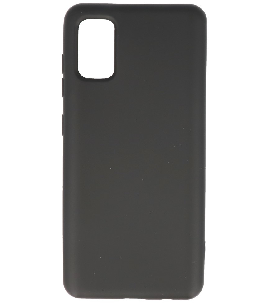 Carcasa de TPU en color de moda Samsung Galaxy A41 Negro