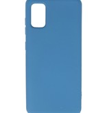 2.0mm Dikke Fashion Color TPU Hoesje Samsung Galaxy A41 Navy