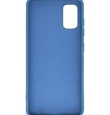 Carcasa de TPU en color de moda Samsung Galaxy A41 Azul marino