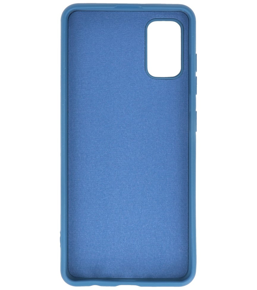 Carcasa de TPU en color de moda Samsung Galaxy A41 Azul marino