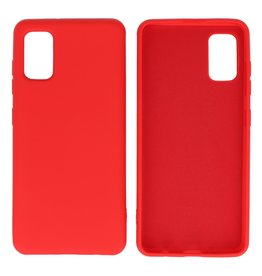 2.0mm Dikke Fashion Color TPU Hoesje Samsung Galaxy A41 Rood