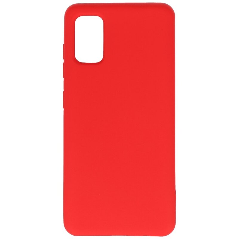 Custodia in TPU color moda per Samsung Galaxy A41 rossa