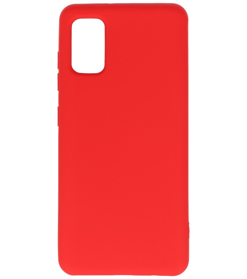 Coque en TPU Fashion Color Samsung Galaxy A41 Rouge