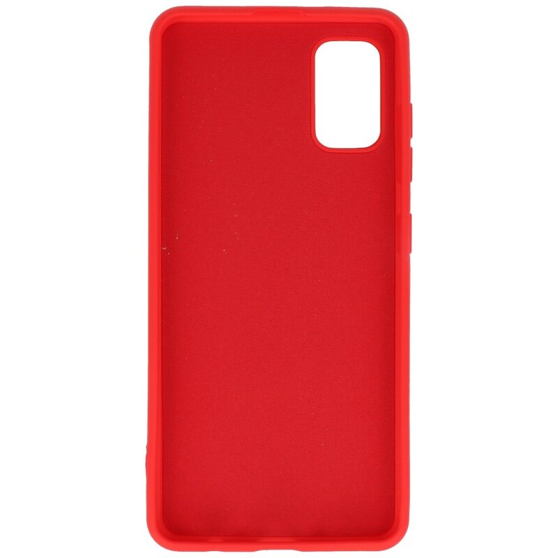 Fashion Color TPU Cover Samsung Galaxy A41 Rød