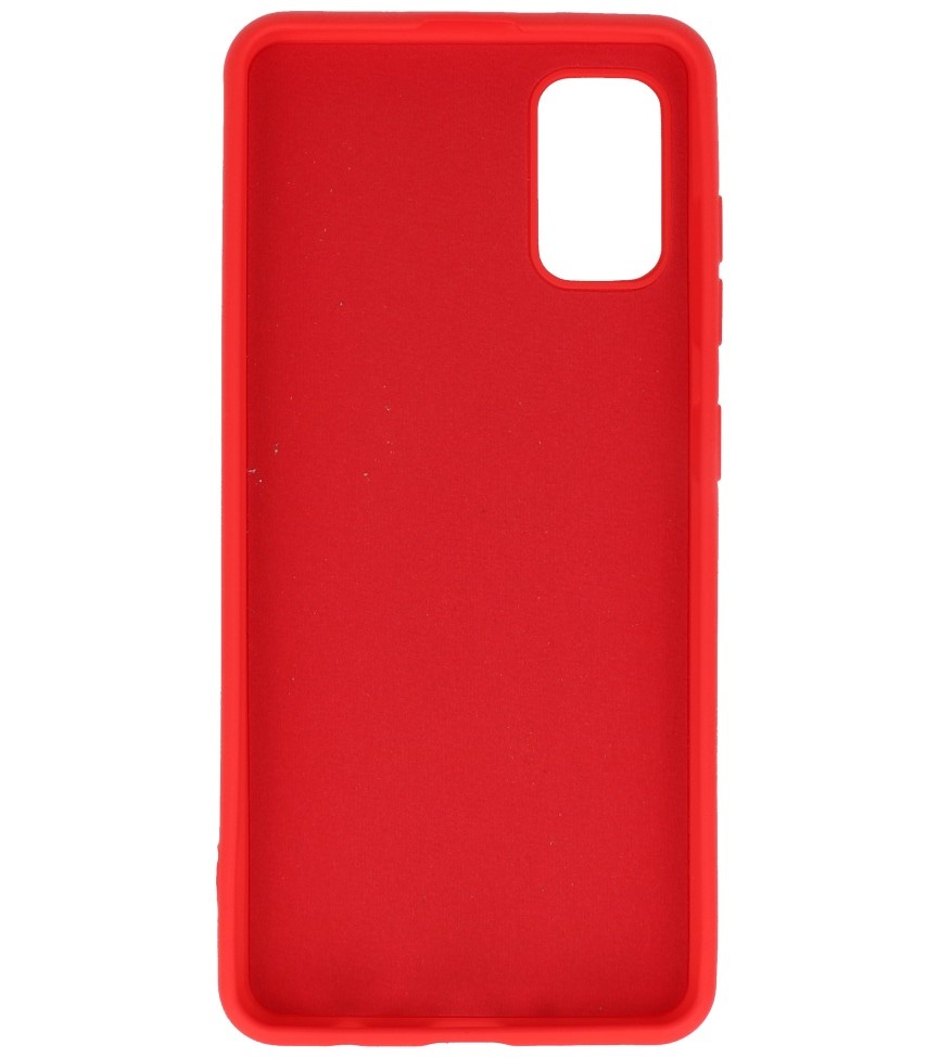 Custodia in TPU color moda per Samsung Galaxy A41 rossa