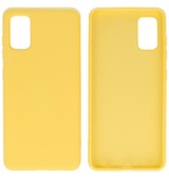 Fashion Color TPU Case Samsung Galaxy A41 Yellow