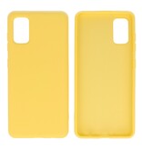 2.0mm Dikke Fashion Color TPU Hoesje Samsung Galaxy A41 Geel