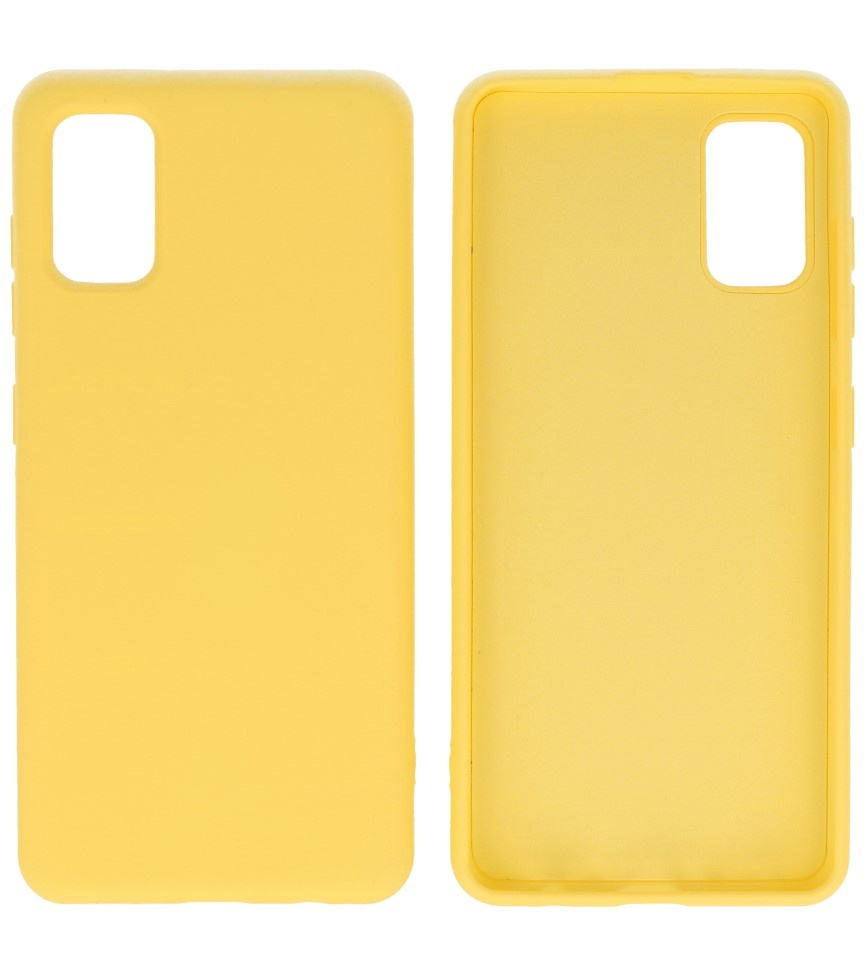 Carcasa Fashion Color TPU Samsung Galaxy A41 Amarillo