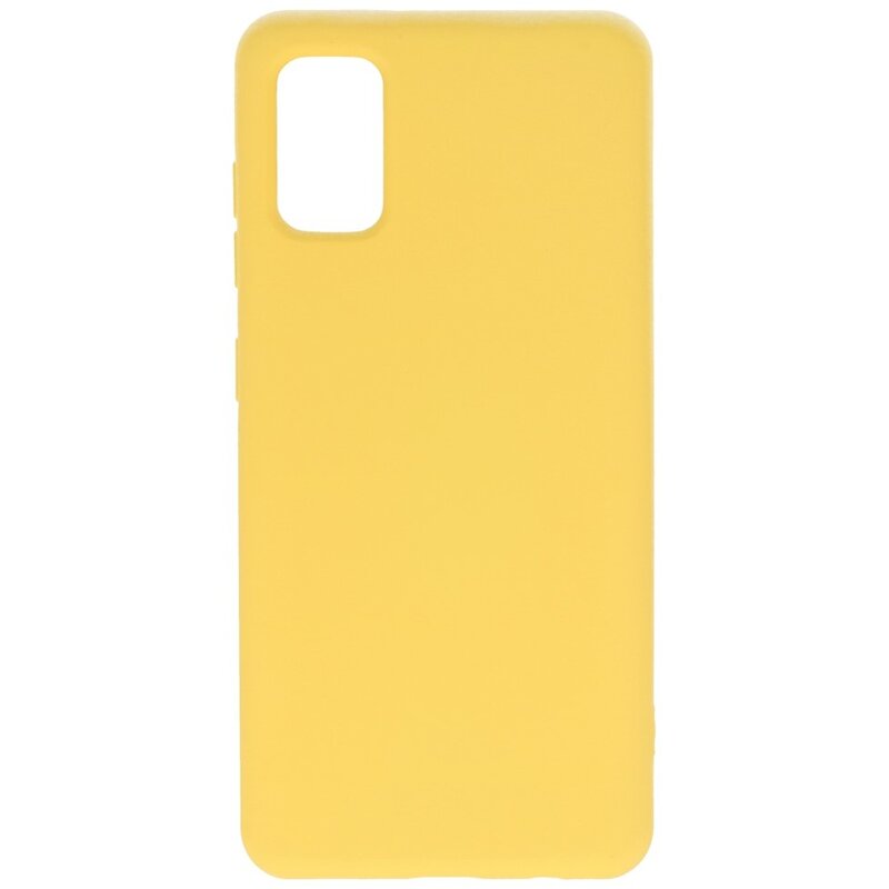 Custodia in TPU colore moda per Samsung Galaxy A41 gialla