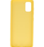 2.0mm Dikke Fashion Color TPU Hoesje Samsung Galaxy A41 Geel