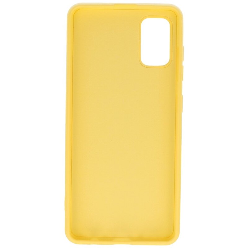 Custodia in TPU colore moda per Samsung Galaxy A41 gialla
