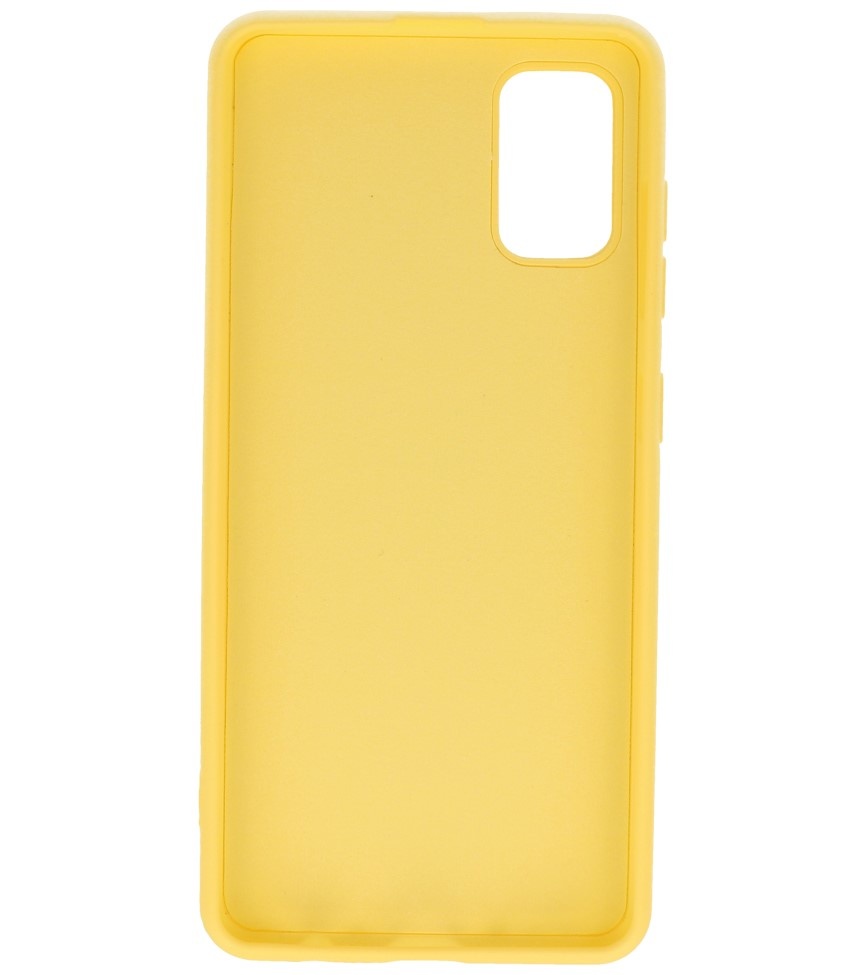 Custodia in TPU colore moda per Samsung Galaxy A41 gialla
