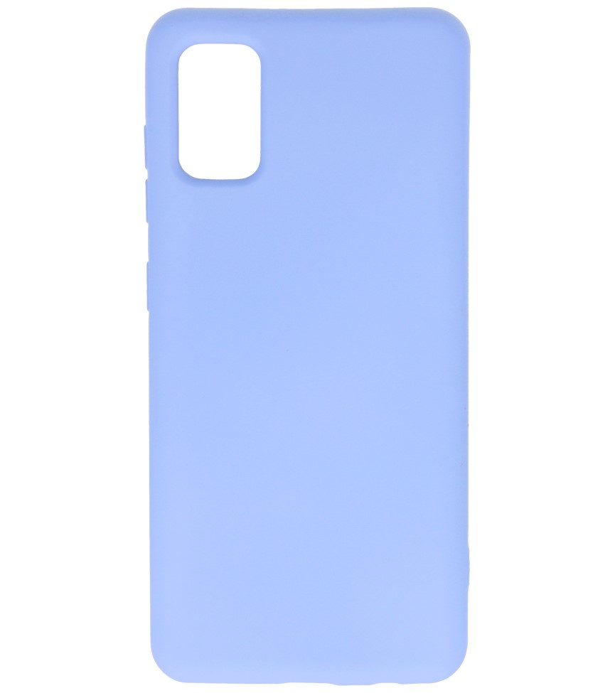 Carcasa de TPU Color Moda para Samsung Galaxy A41 Morada