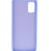 Fashion Color TPU Case Samsung Galaxy A41 Purple