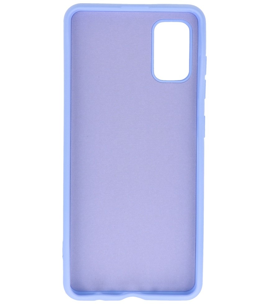 Carcasa de TPU Color Moda para Samsung Galaxy A41 Morada