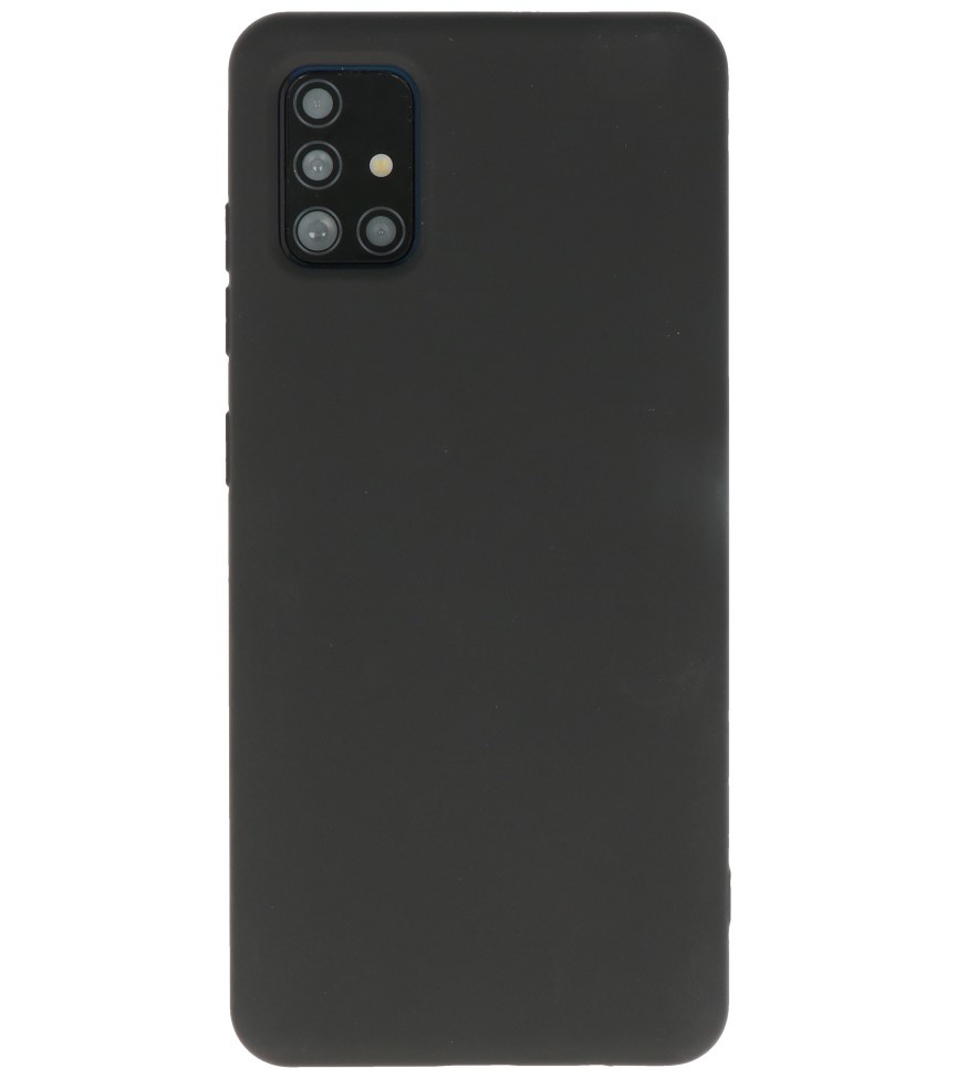 Mode Farbe TPU Fall Samsung Galaxy A51 Schwarz