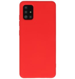 Coque en TPU Fashion Color Samsung Galaxy A51 Rouge