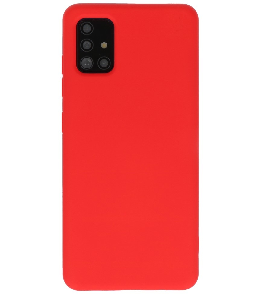 Mode Farbe TPU Fall Samsung Galaxy A51 Rot