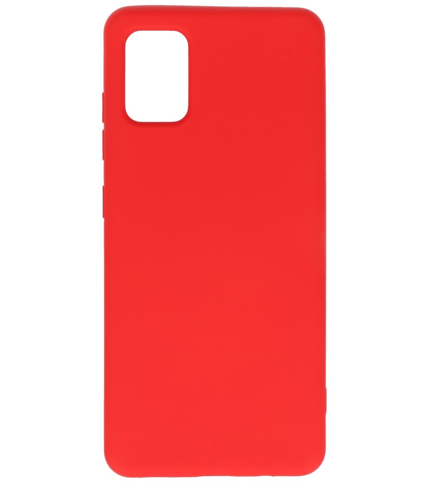Custodia in TPU colore moda per Samsung Galaxy A51 rossa