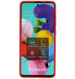 Custodia in TPU colore moda per Samsung Galaxy A51 rossa