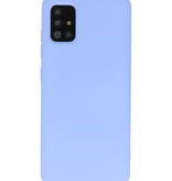 Carcasa de TPU Color Moda para Samsung Galaxy A51 Morada