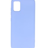Fashion Color TPU Cover Samsung Galaxy A51 Lilla