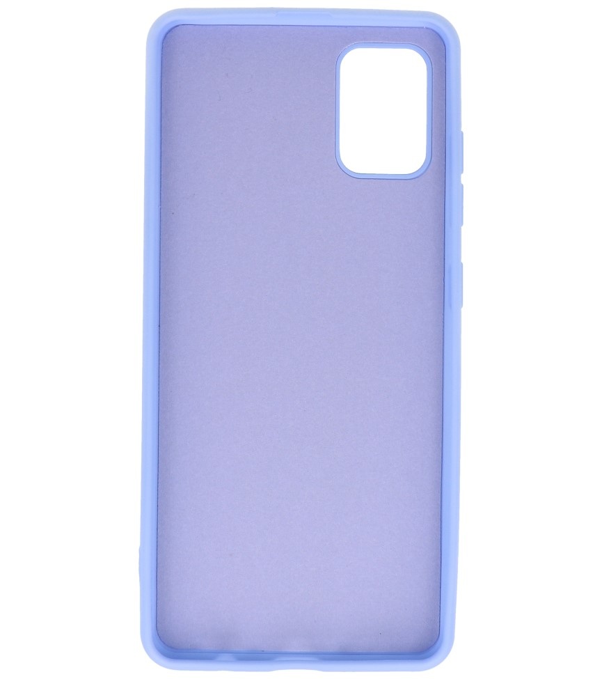 Fashion Color TPU Case Samsung Galaxy A51 Purple