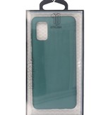 Fashion Color TPU Cover Samsung Galaxy A51 Mørkegrøn