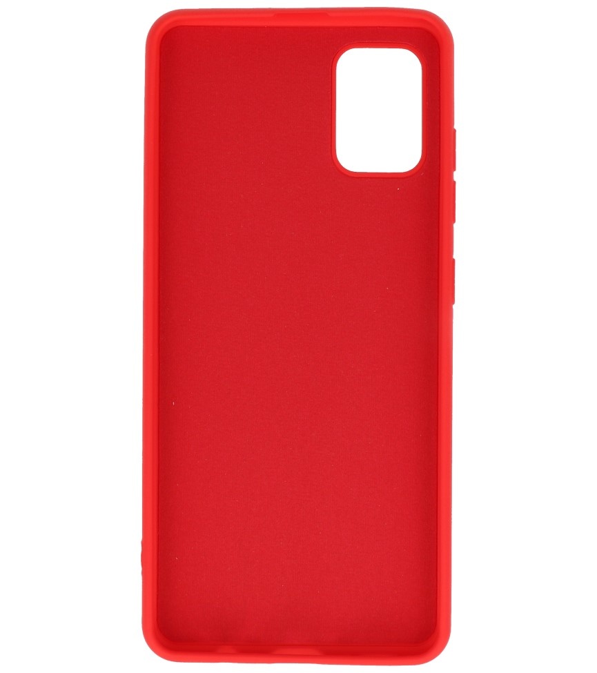 Custodia in TPU color moda per Samsung Galaxy A71 rossa