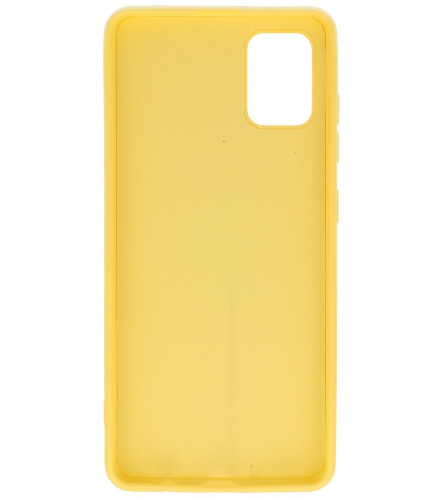 Fashion Color TPU Case Samsung Galaxy A71 Yellow