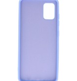 2.0mm Dikke Fashion Color TPU Hoesje Samsung Galaxy A71 Paars